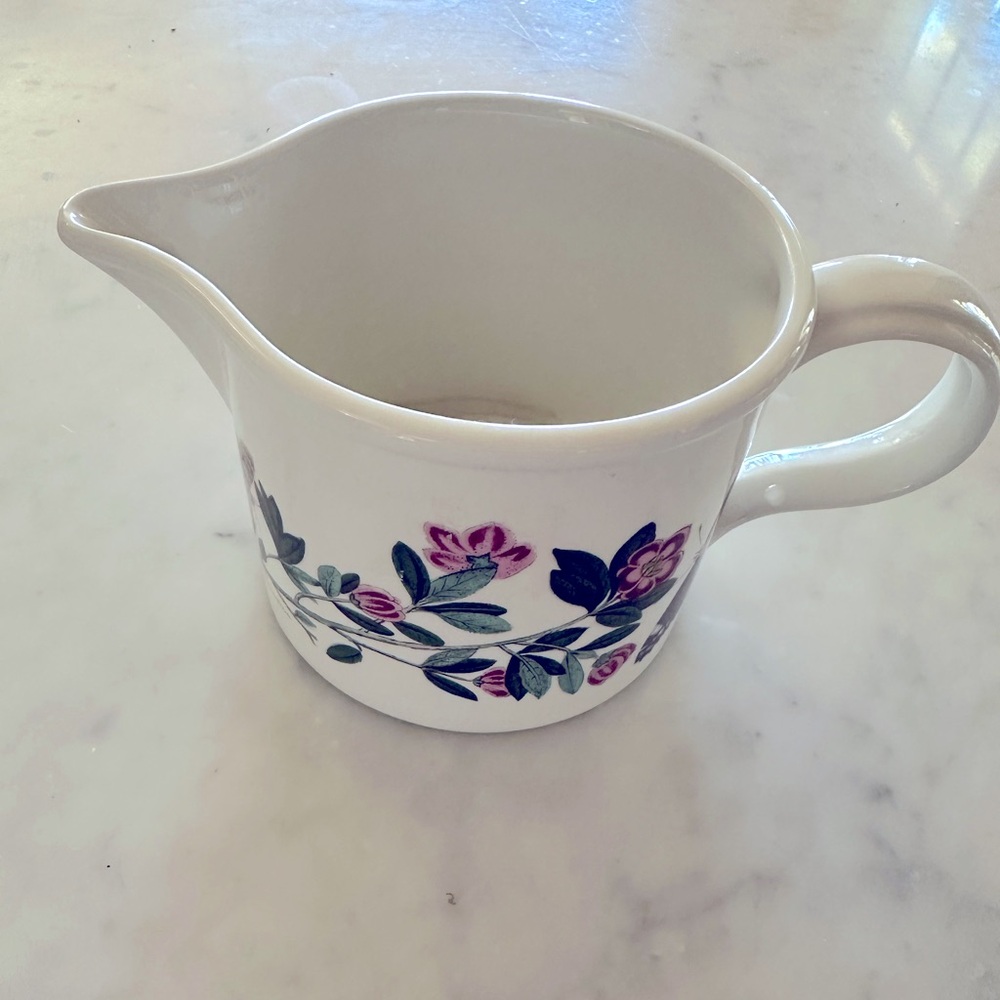 Portmeirion Botanic Garden Floral Cream Pitcher 1972